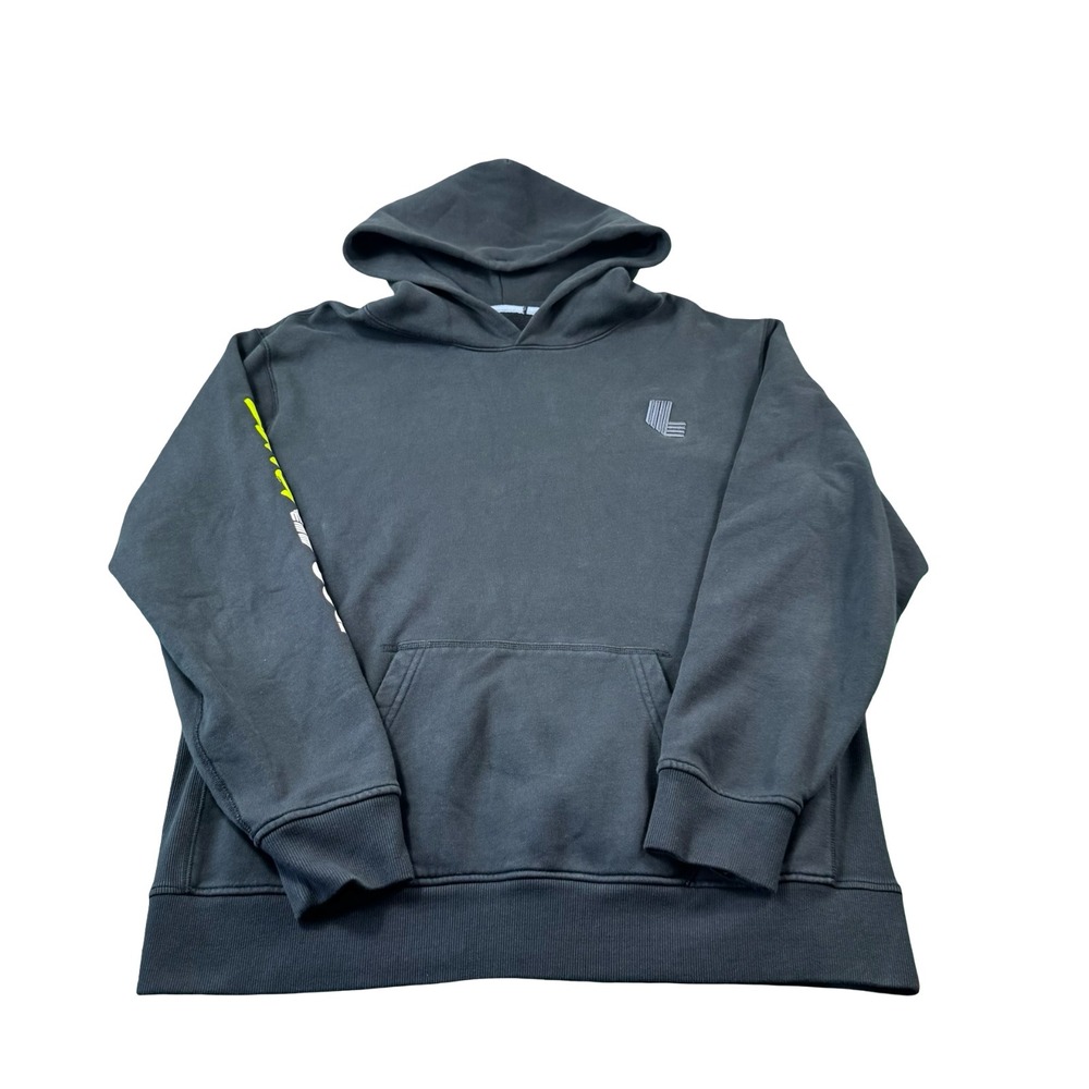 Greyson X LIV Golf Black Cotton Blend Mens Hoodie Size 2XL XXL